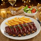 Costillas a la BBQ