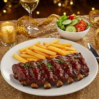 Costillas a la BBQ