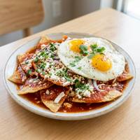 Chilaquiles con Huevos Estrellados