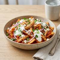 Chilaquiles con Pollo