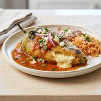 Chiles Rellenos de Queso Canasto