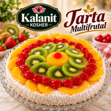 Tarta frutal / durazno / kiwi grande