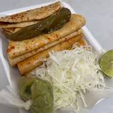 TACO AL VAPOR PAPA CON CHORIZO