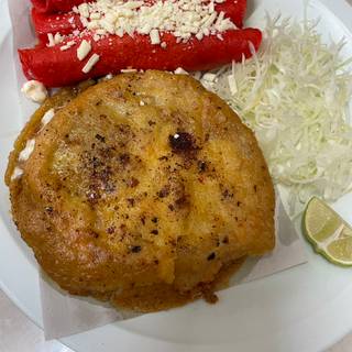 GORDA PAPA CON CHORIZO