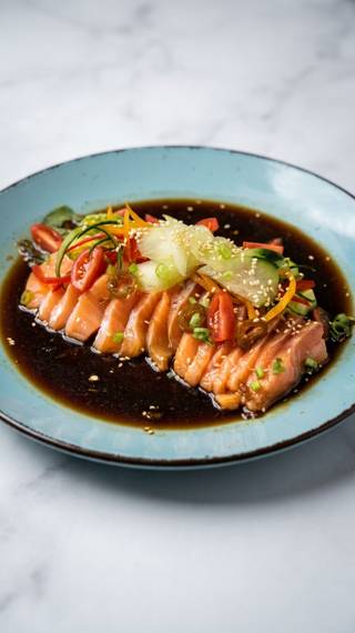 Tiradito de salmón