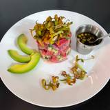 Tostada combinada atun